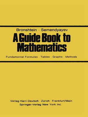 cover image of A Guide Book to Mathematics